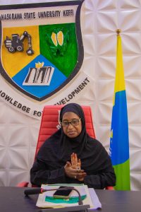 The First Female Vice-Chancellor of Nasarawa State University, Keffi, Professor Sa'adatu Hassan Liman